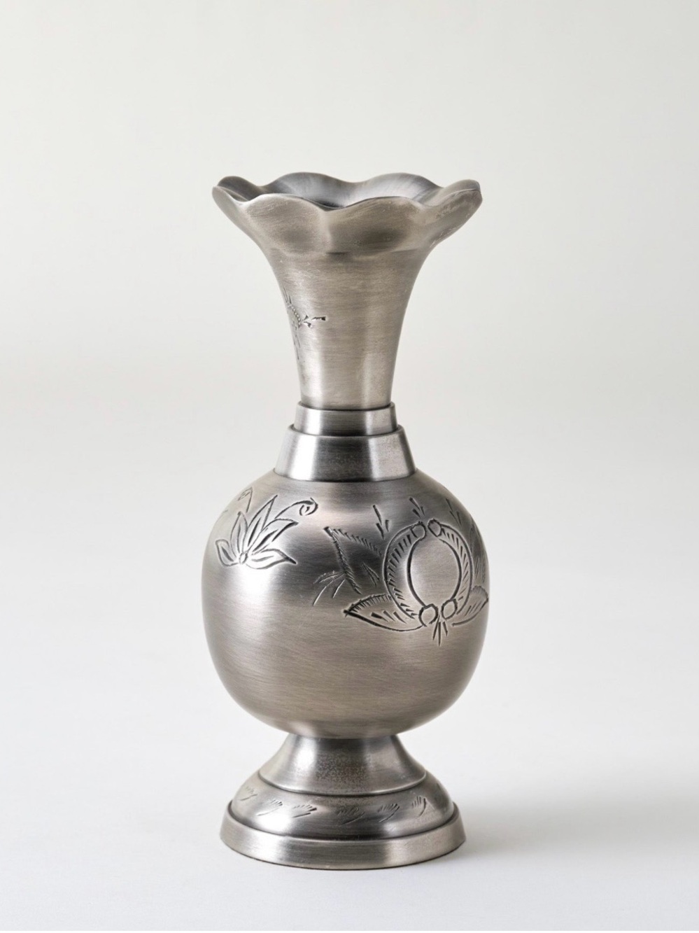NEW in box! MAGNOLIA Home Gwendolyn Pewter Etched Bud Vase - Chip and Joanna